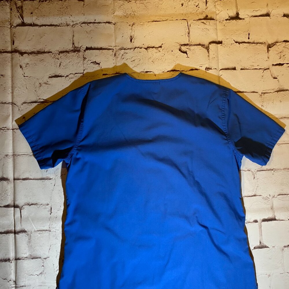 Women's Scrub Top - Urbane - Royal Blue – Medium - Picture 2 of 3